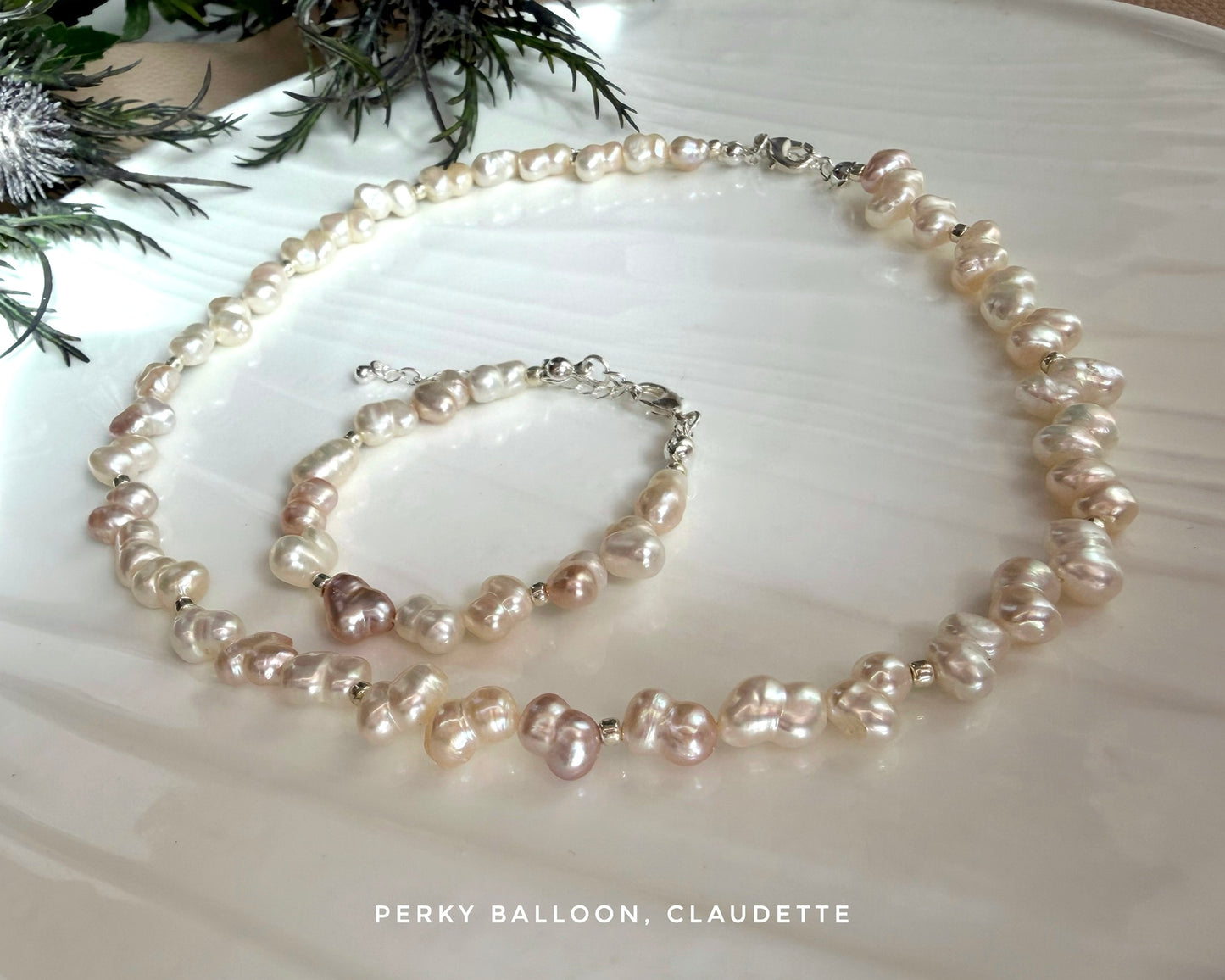 Claudette necklace bracelet