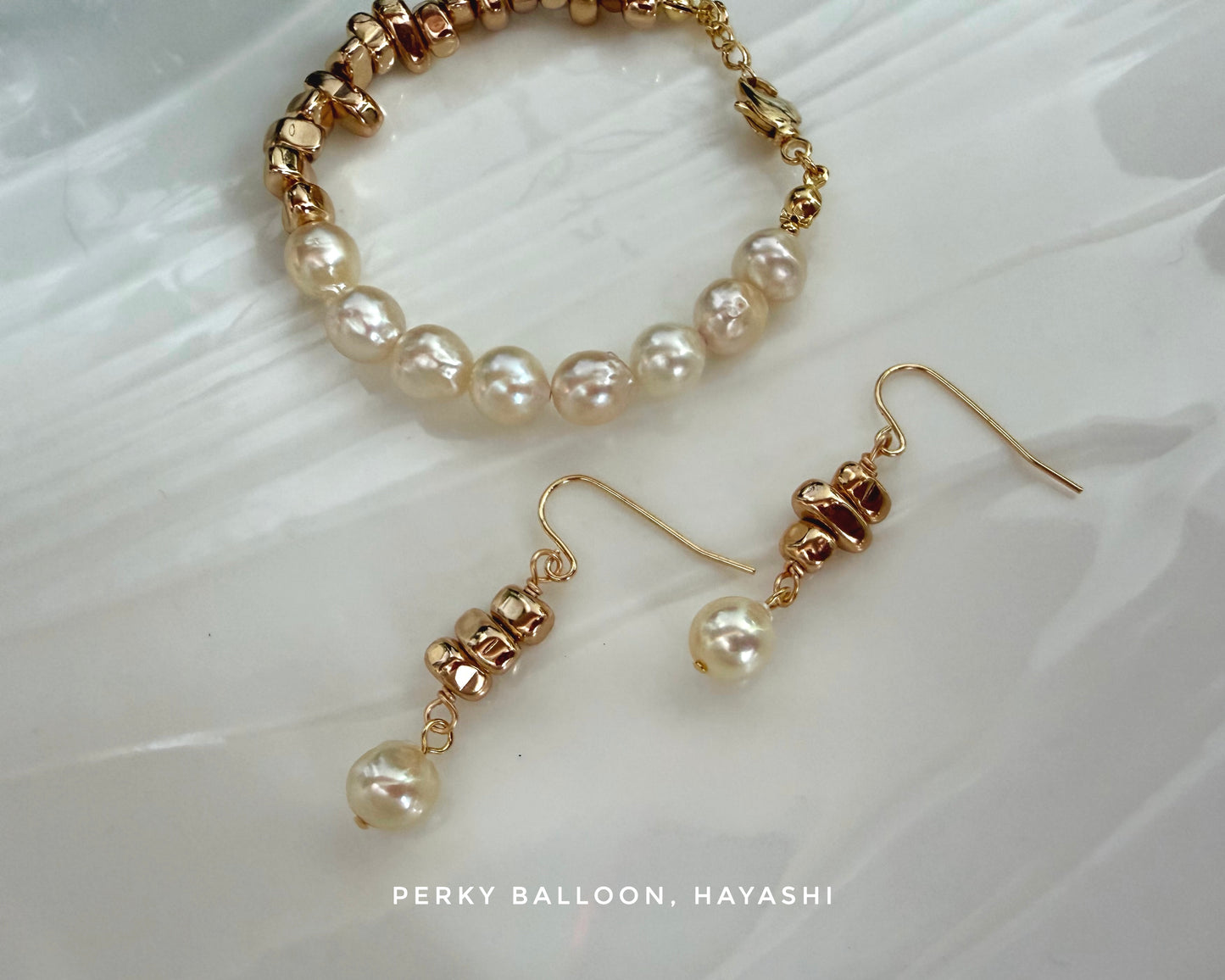 Tatsunari Hayashi bracelet earrings