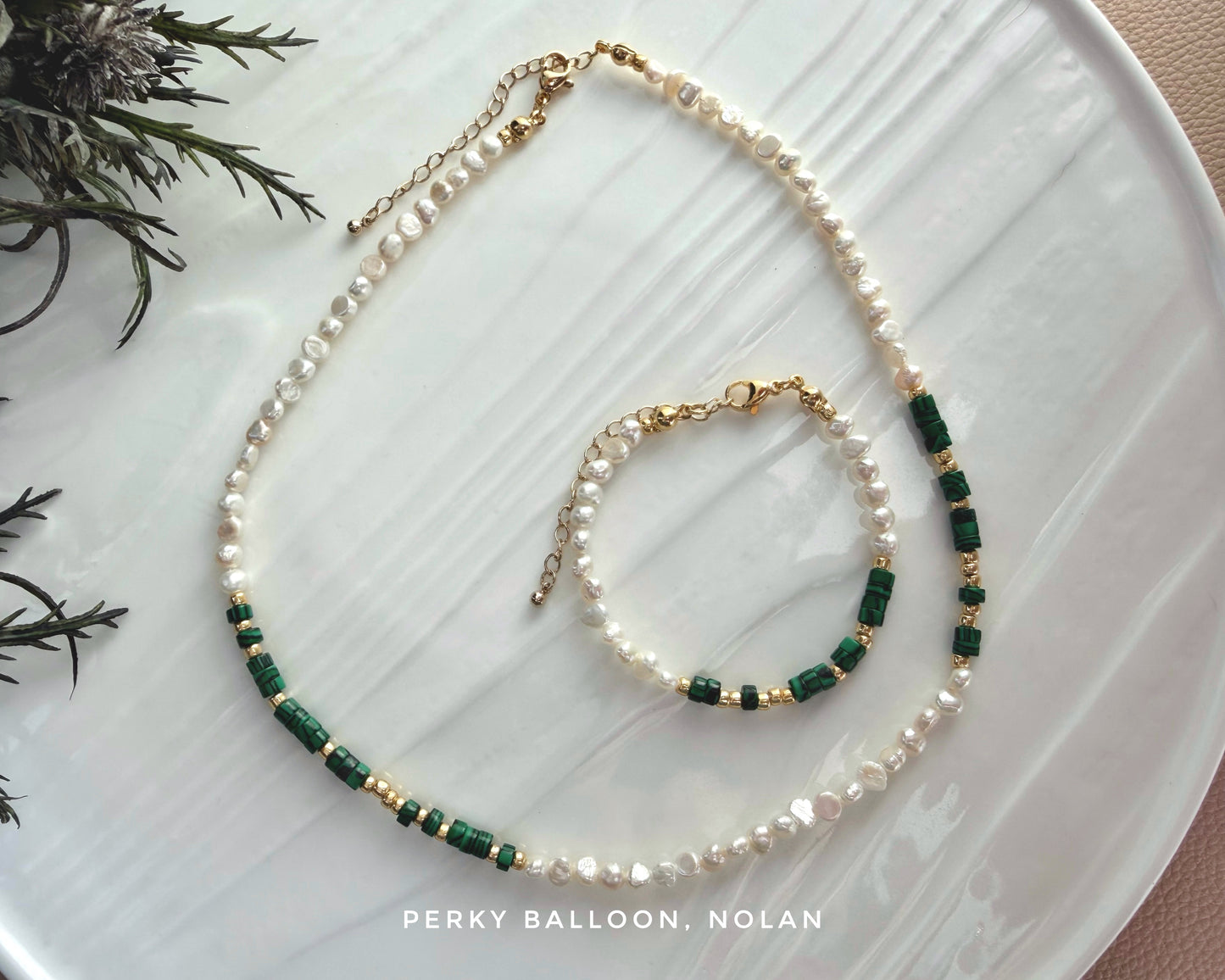 Nolan necklace bracelet