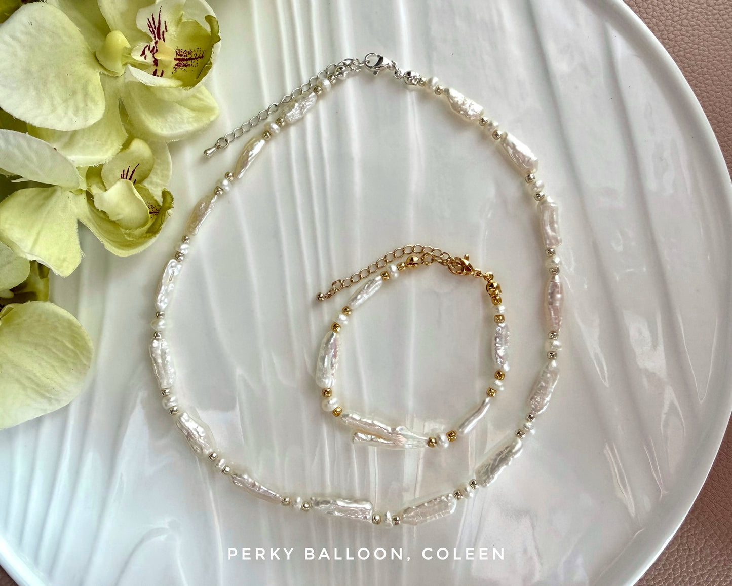 Coleen necklace bracelet