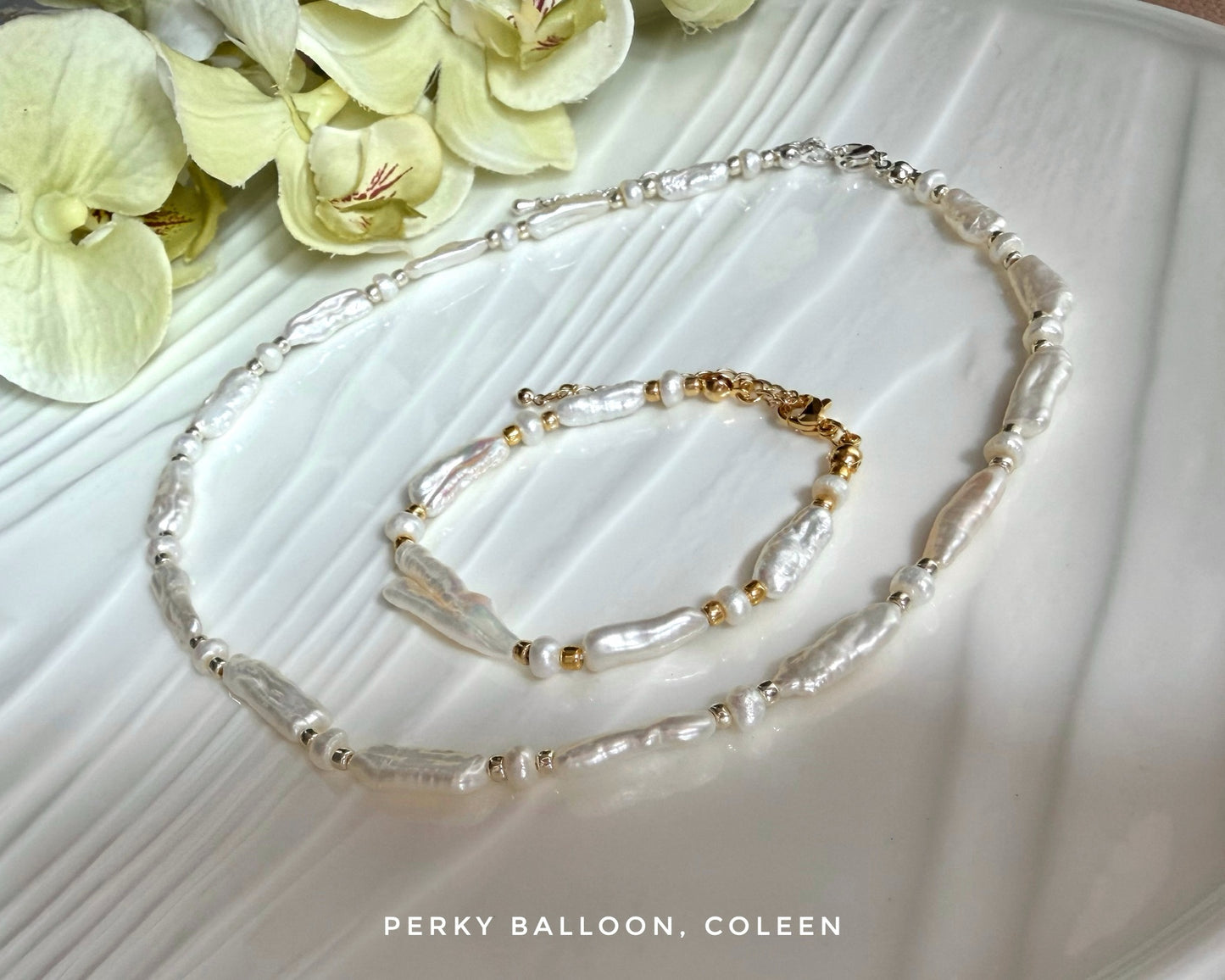 Coleen necklace bracelet