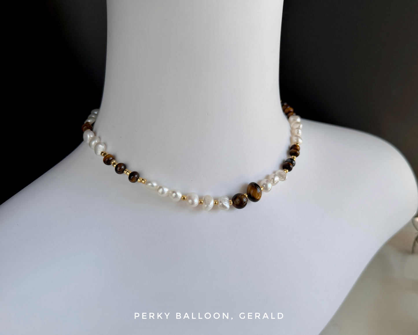 Gerald necklace earrings