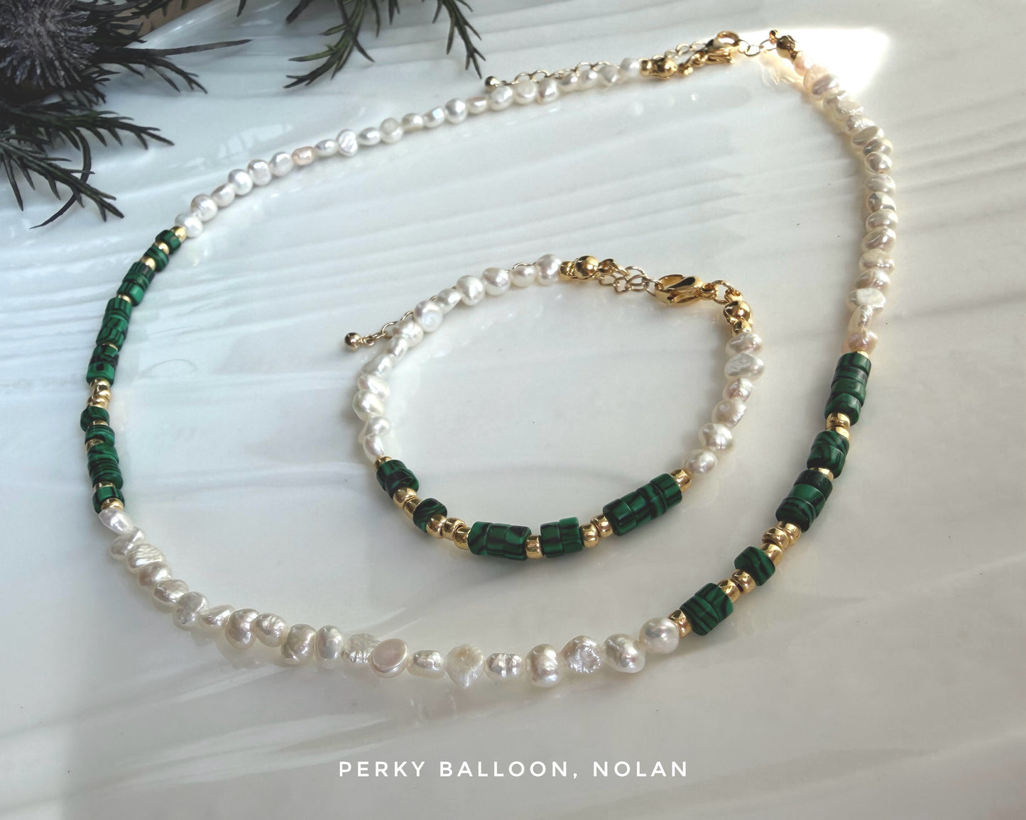 Nolan necklace bracelet