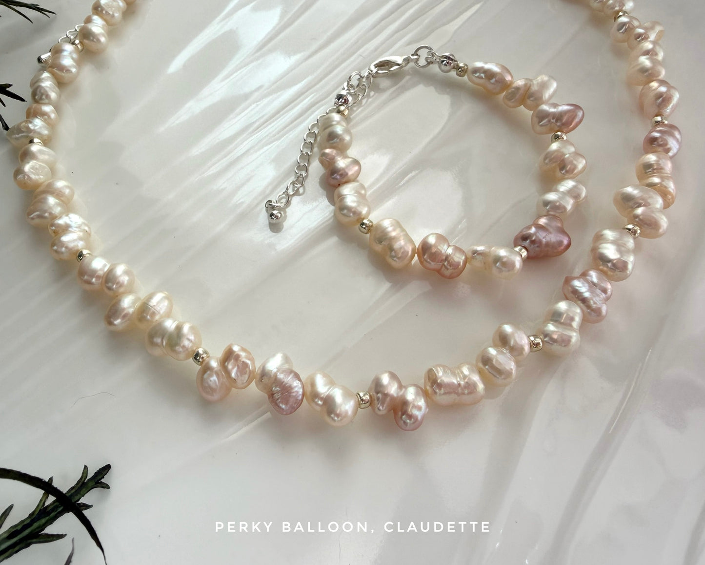 Claudette necklace bracelet
