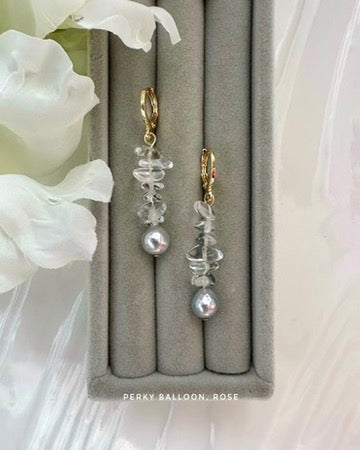 Rose earrings