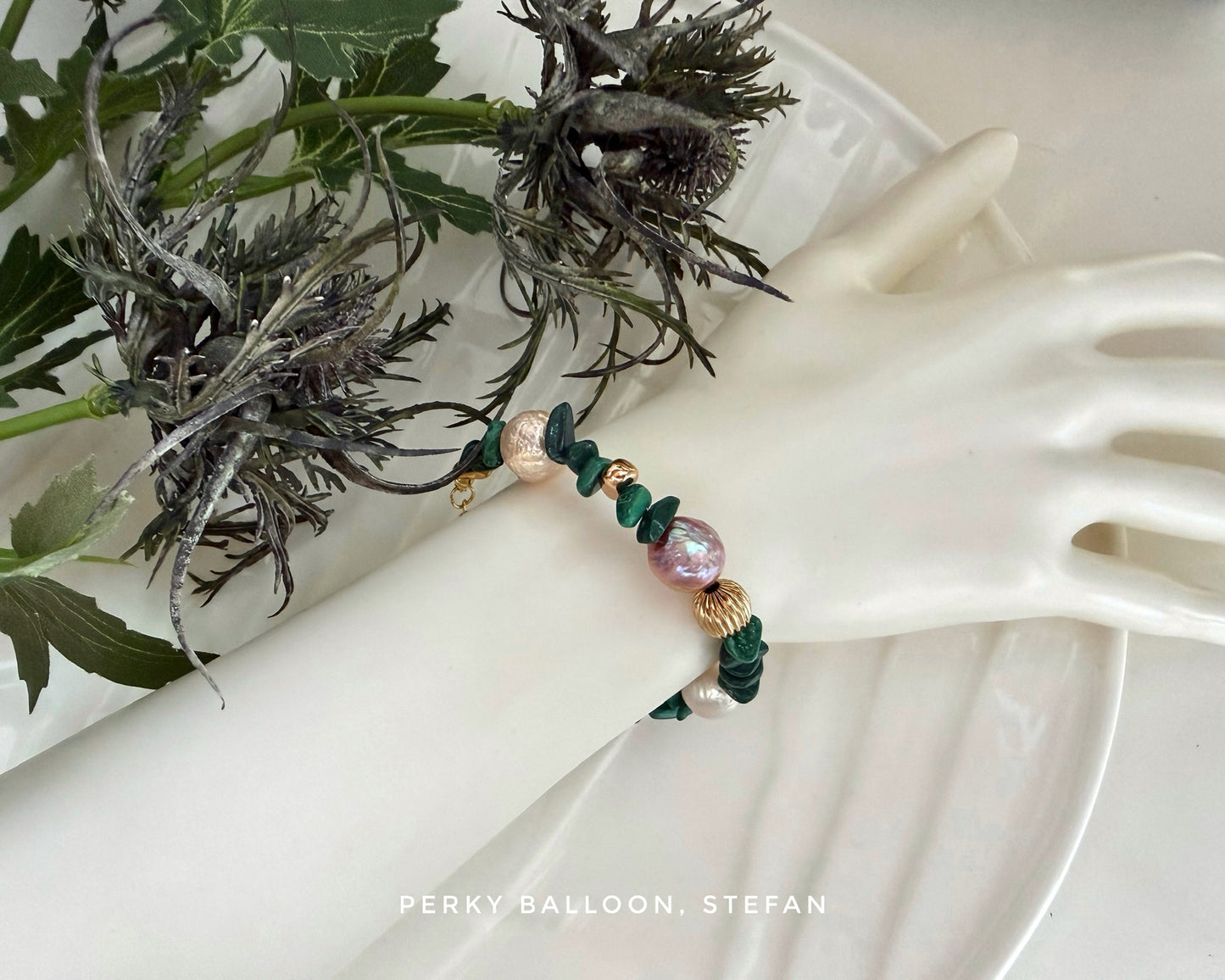 Stefan necklace bracelet