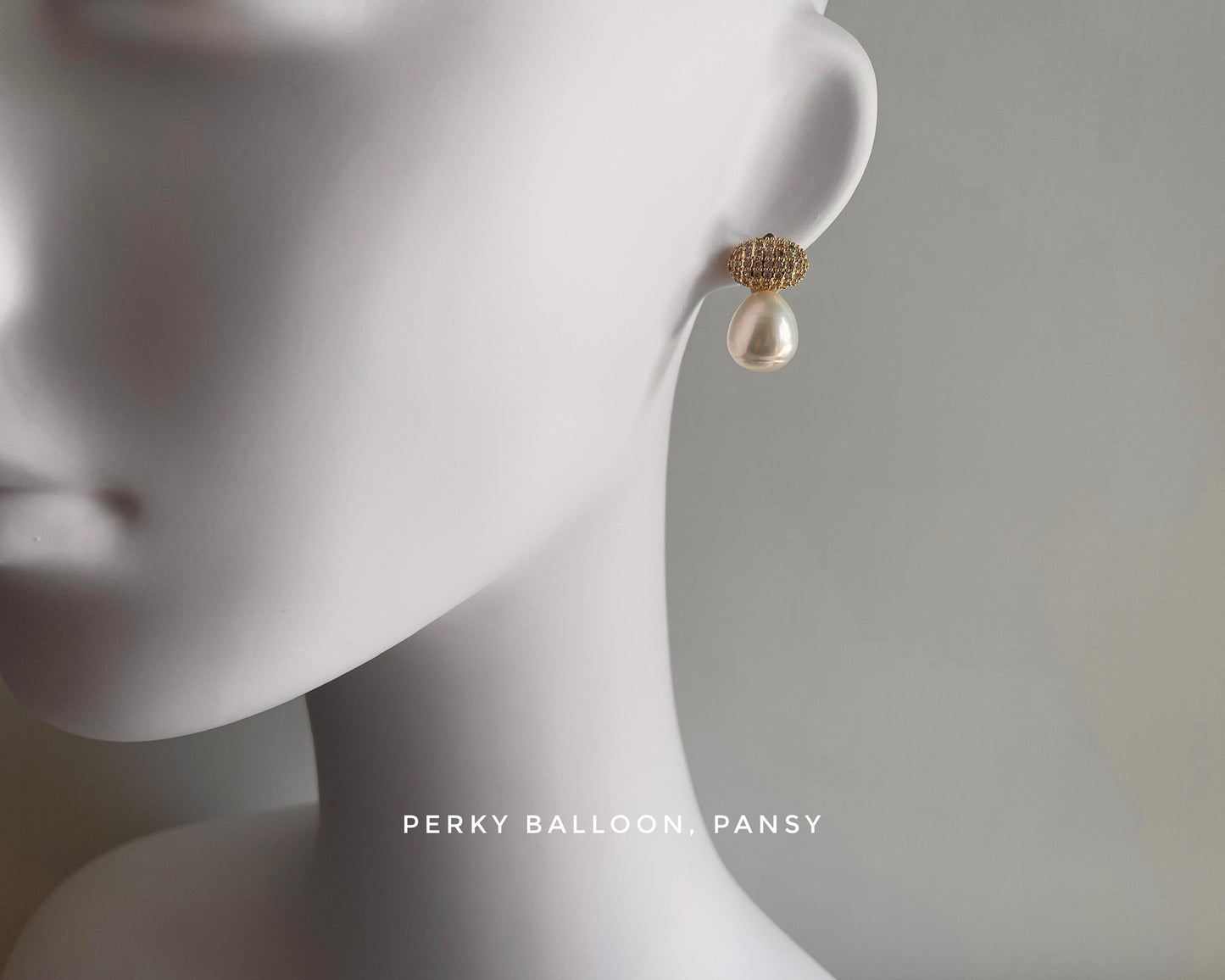 Pansy earrings