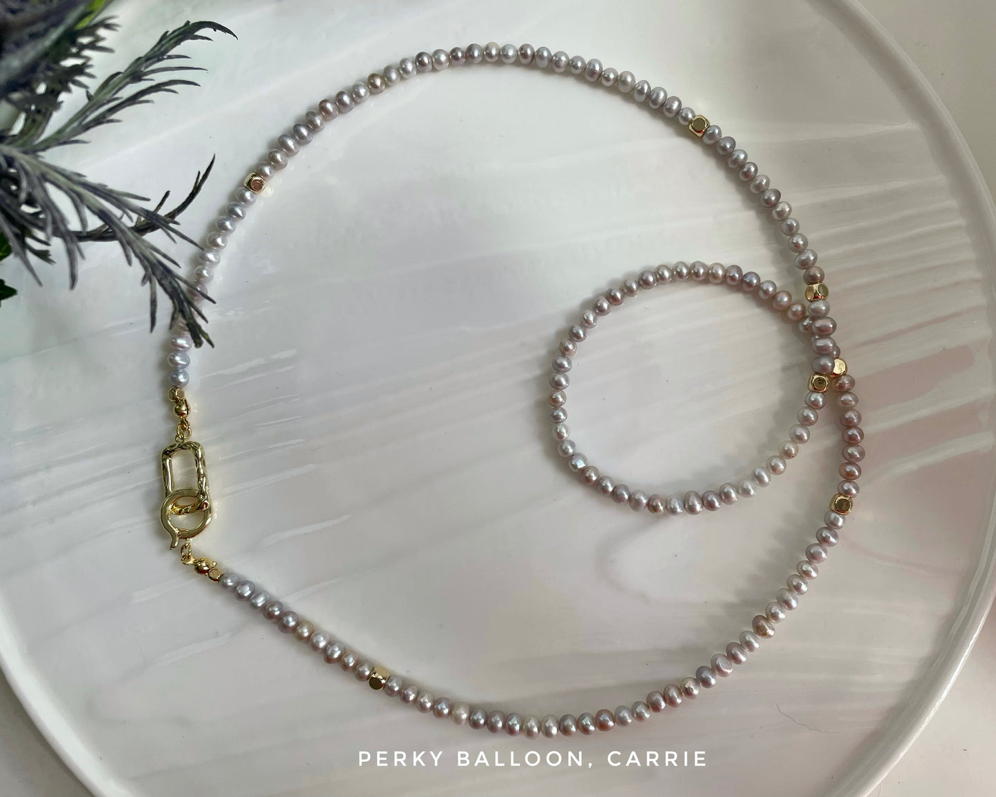 Carrie necklace bracelet