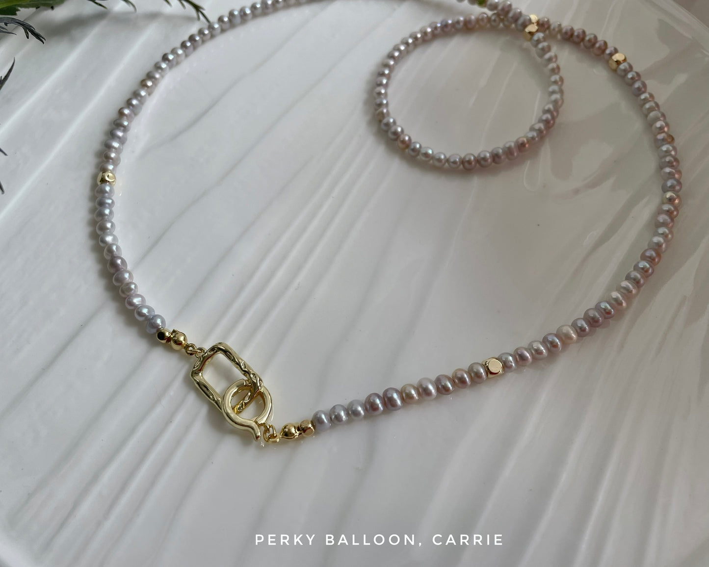 Carrie necklace bracelet