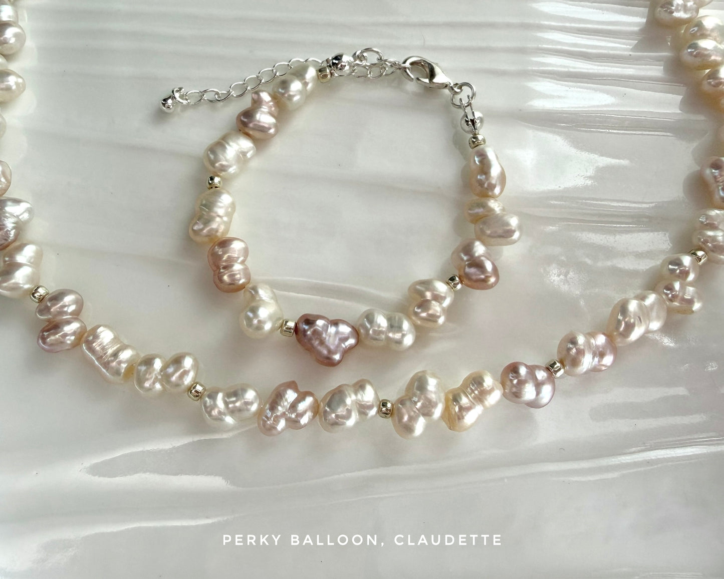 Claudette necklace bracelet