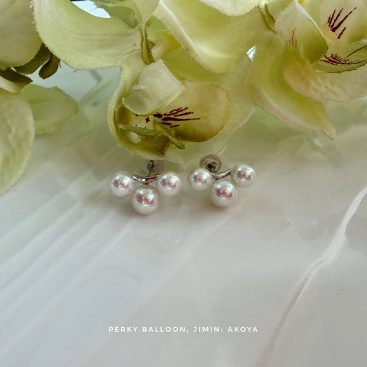 Jimin akoya earrings