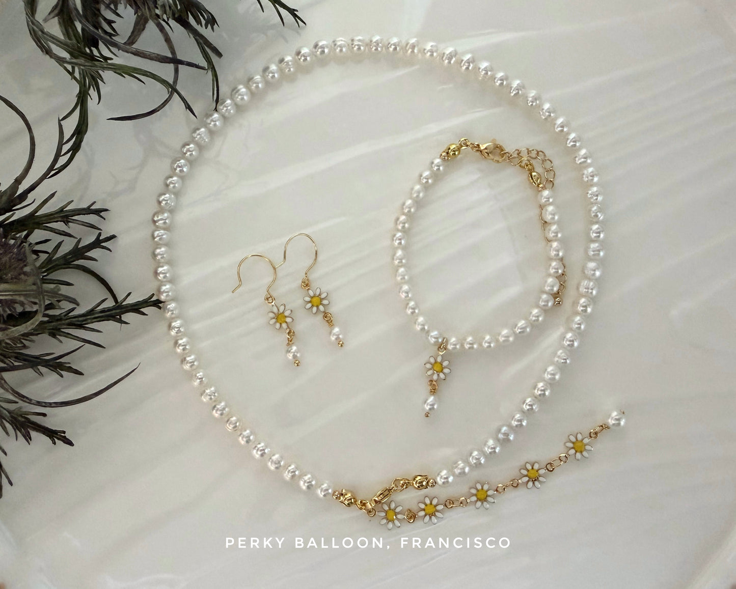 Francisco necklace bracelet earrings