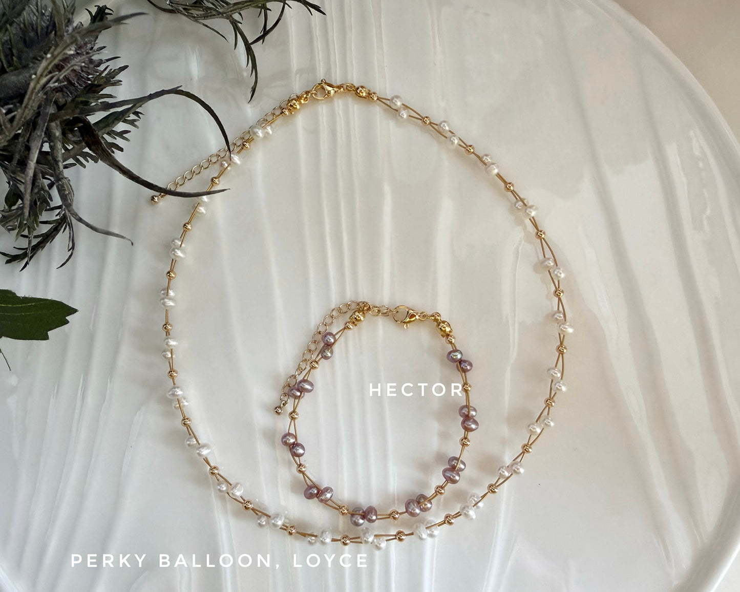 Loyce Hector necklace bracelet