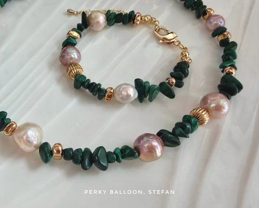 Stefan necklace bracelet