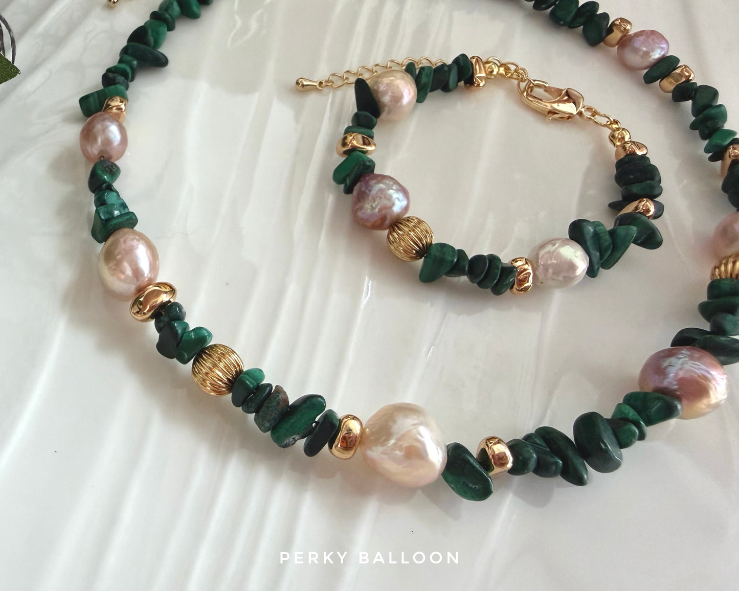 Stefan Marley necklace bracelet