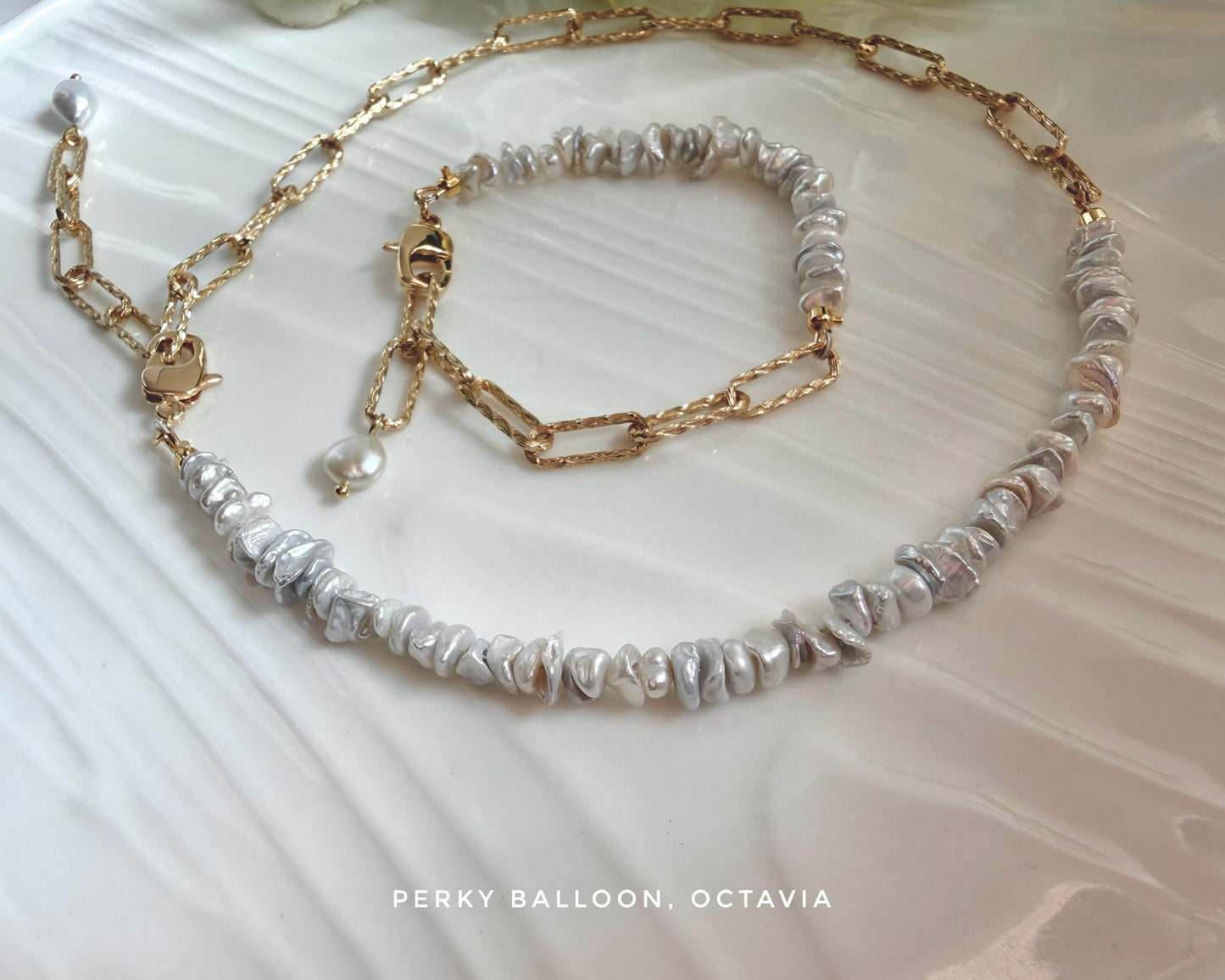 Octavia necklace bracelet