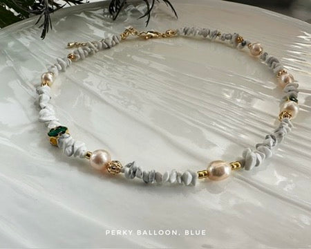Blue necklace