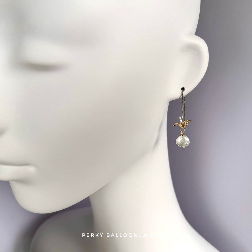 August earrings