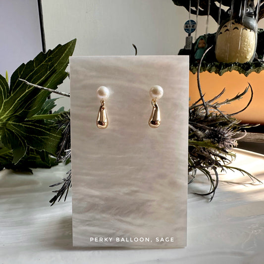 Sage earrings